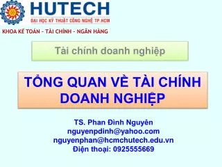 t ng quan v t i ch nh doanh nghi p
