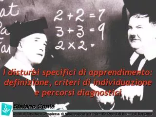 i disturbi specifici di apprendimento definizione criteri di individuazione e percorsi diagnostici
