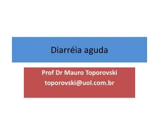 diarr ia aguda