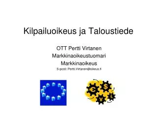 kilpailuoikeus ja taloustiede