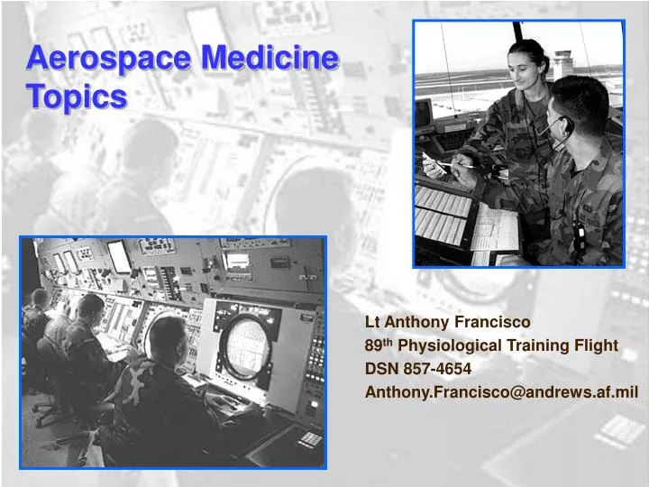 aerospace medicine topics