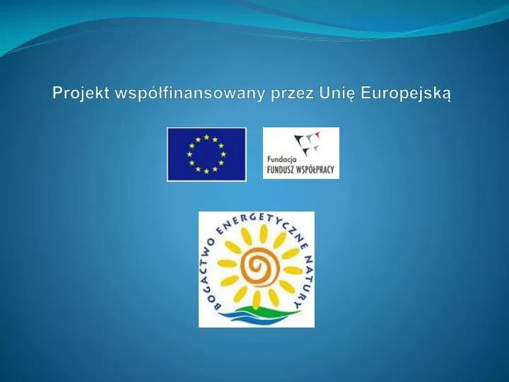 projekt wsp finansowany przez uni europejsk