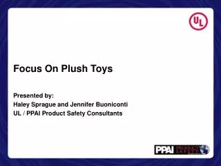 Focus On Plush Toys