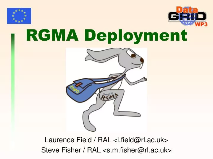 rgma deployment