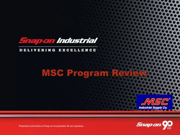 msc program review