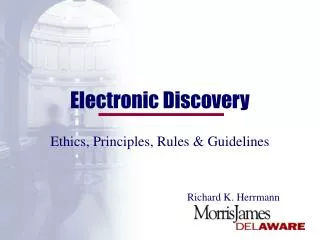 Electronic Discovery
