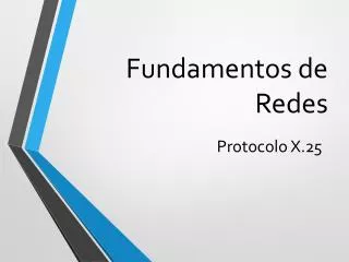 fundamentos de redes