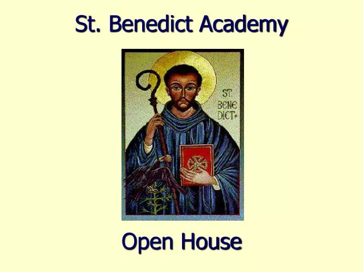 st benedict academy