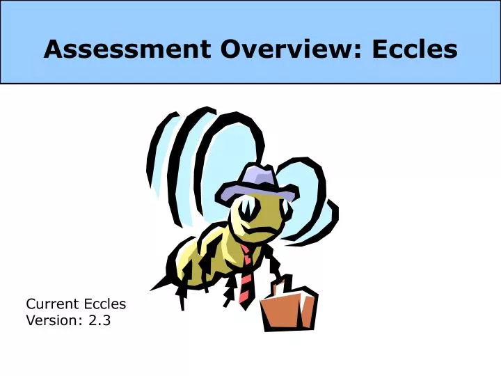 assessment overview eccles