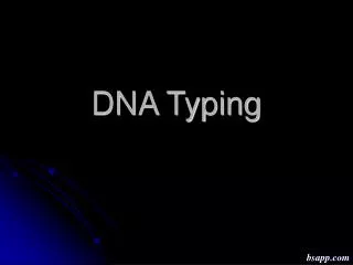 dna typing