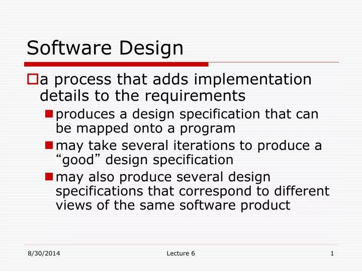 software design