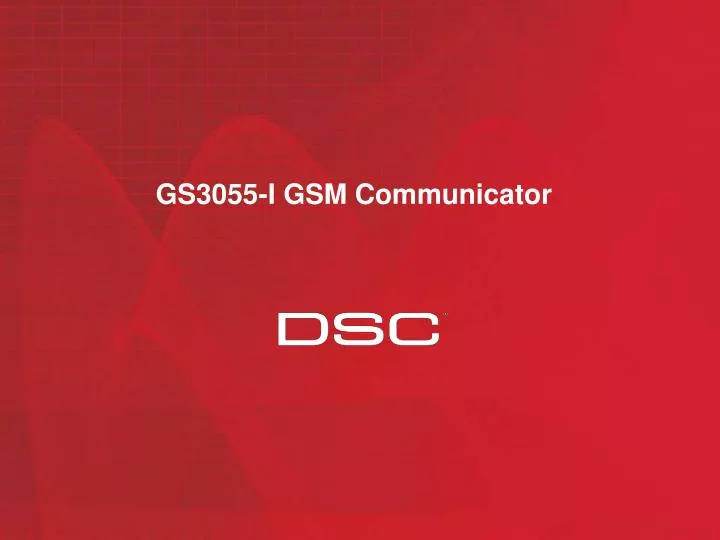 gs3055 i gsm communicator