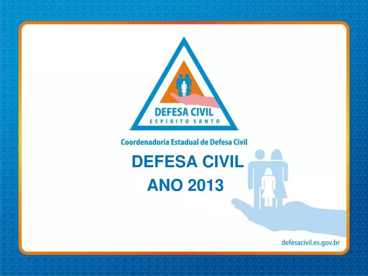 defesa civil ano 2013