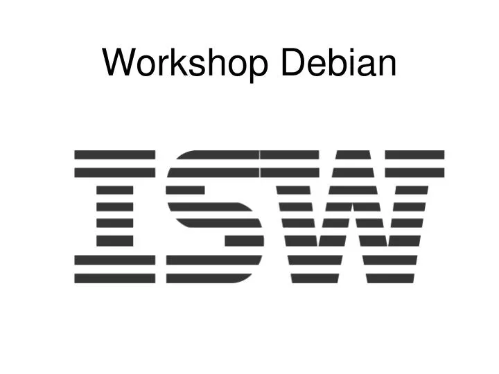 workshop debian
