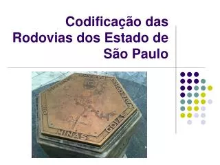 codifica o das rodovias dos estado de s o paulo