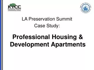 Professional Housing &amp; Development Apartments