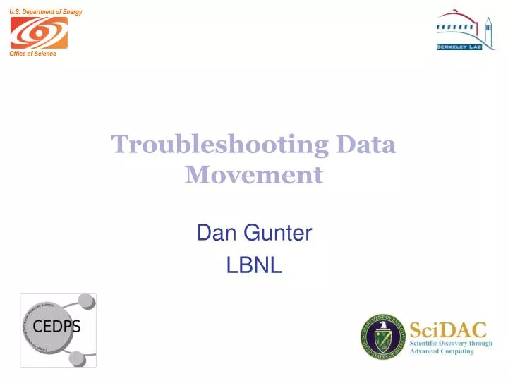 troubleshooting data movement