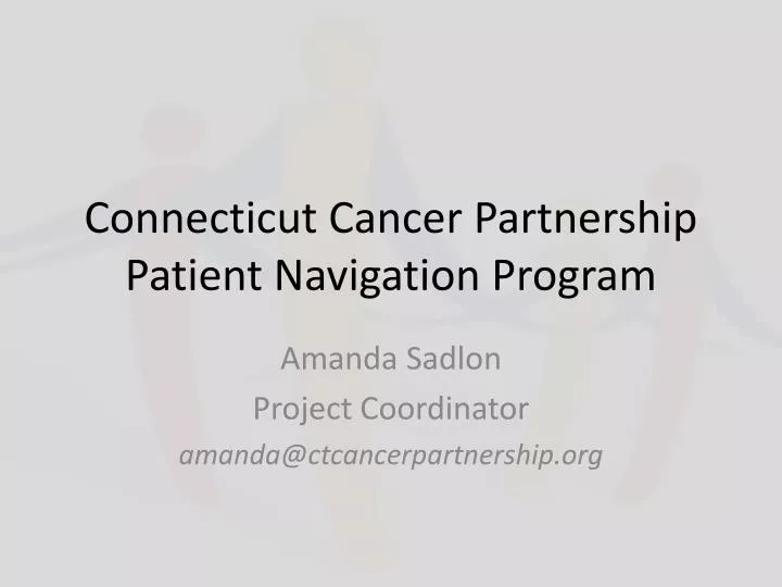 connecticut cancer partnership patient navigation program