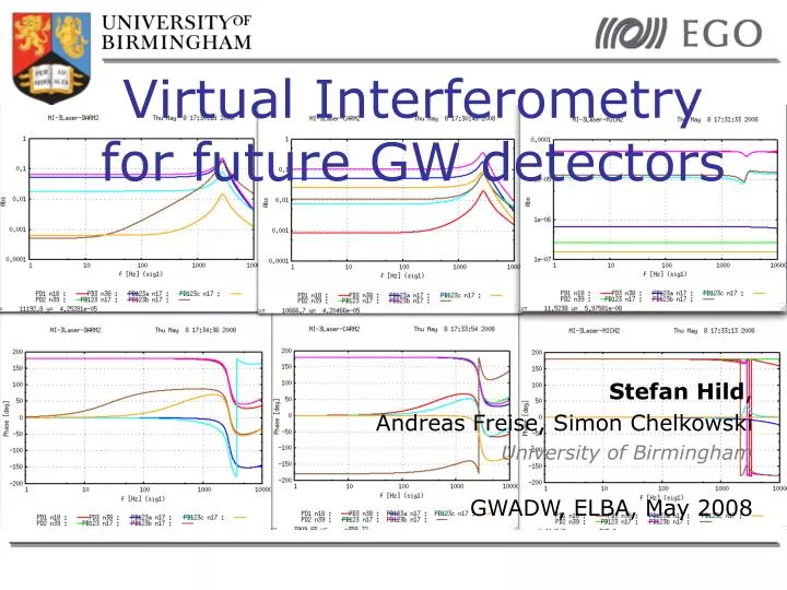 virtual interferometry for future gw detectors