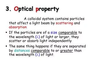 3. O ptical p roperty