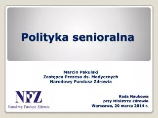 polityka senioralna