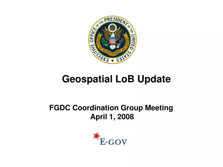 fgdc coordination group meeting april 1 2008