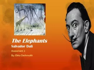 The Elephants Salvador Dali