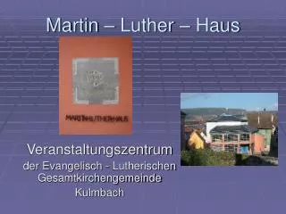 martin luther haus