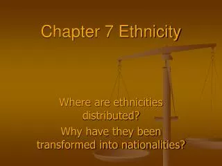 Chapter 7 Ethnicity