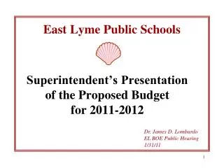 East Lyme Public Schools