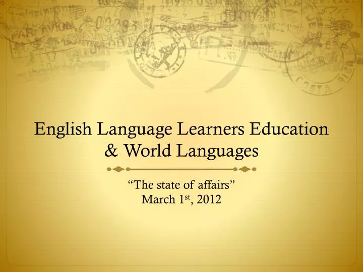 english language learners education world languages