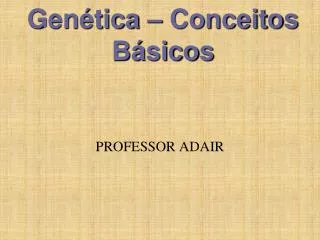 gen tica conceitos b sicos