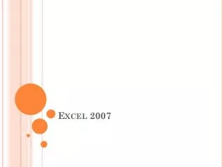 excel 2007