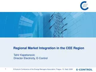 Regional Market Integration in the CEE Region