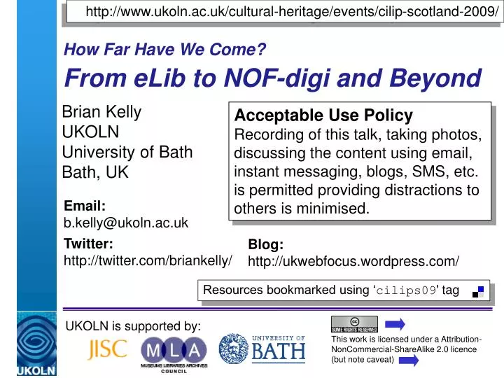 how far have we come from elib to nof digi and beyond