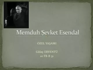 memduh evket esendal