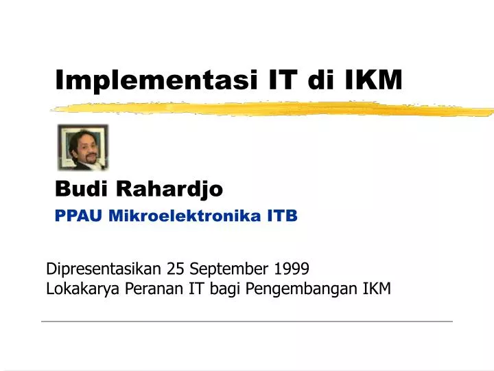 implementasi it di ikm