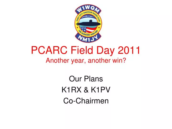 pcarc field day 2011 another year another win