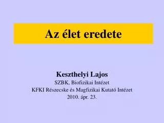 az let eredete