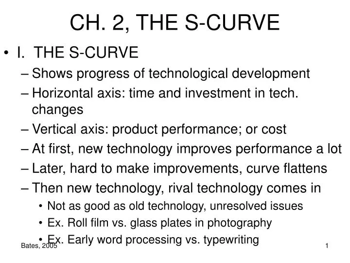 ch 2 the s curve