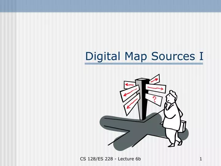 digital map sources i