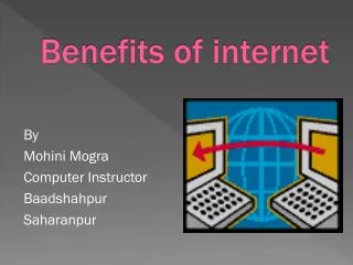 Benefits of internet
