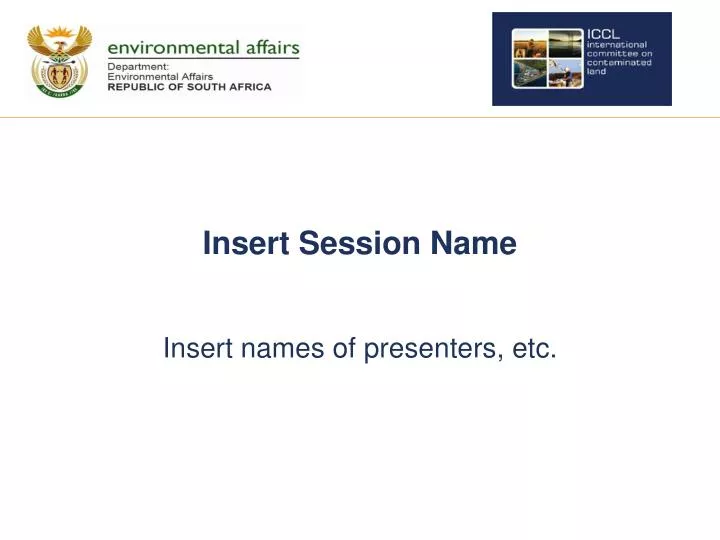 insert session name