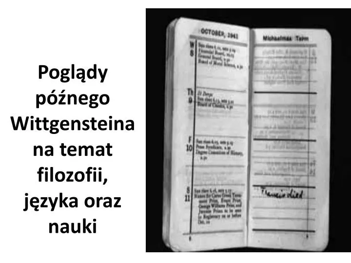 pogl dy p nego wittgensteina na temat filozofii j zyka oraz nauki