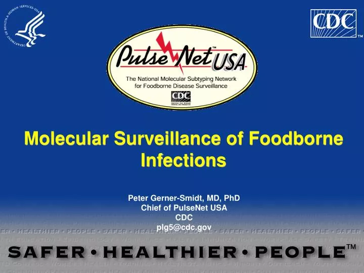 molecular surveillance of foodborne infections