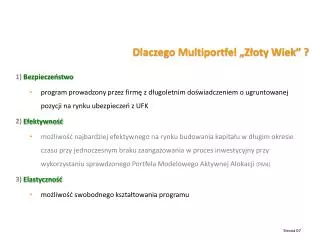 dlaczego multiportfel z oty wiek