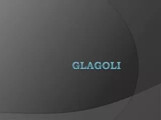 glagoli