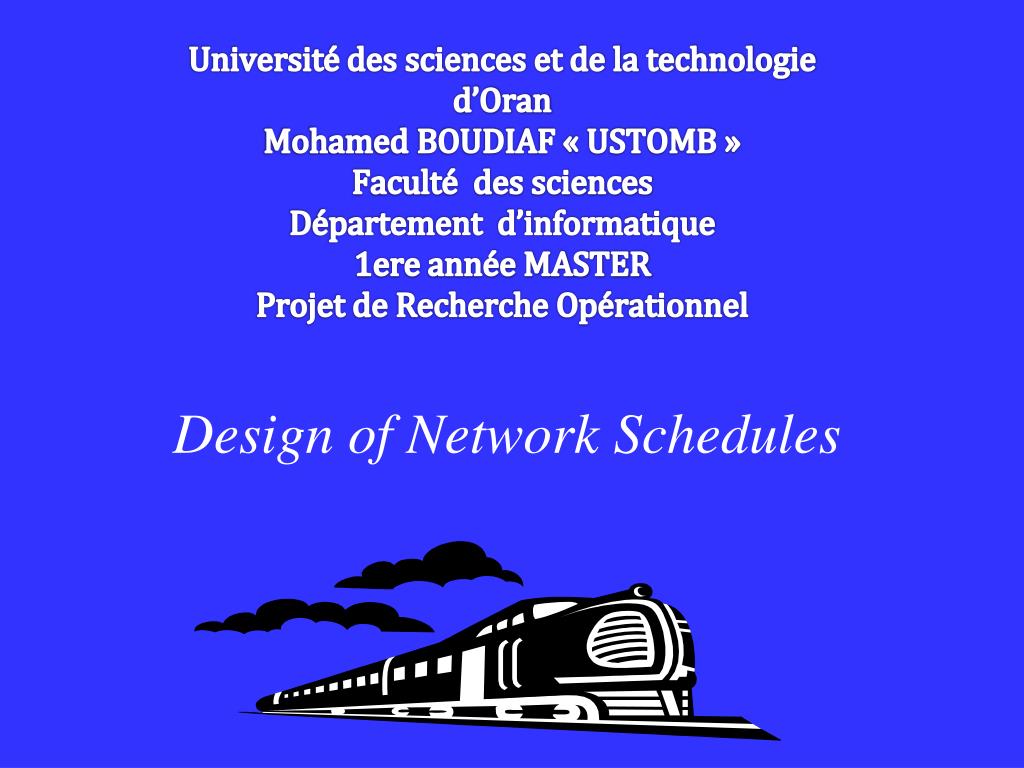PPT - Design of Network Schedules PowerPoint Presentation, free ...
