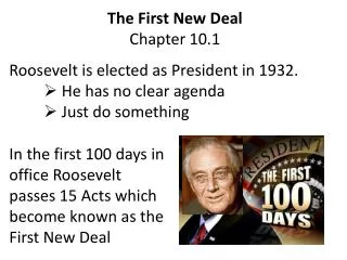 The First New Deal Chapter 10.1