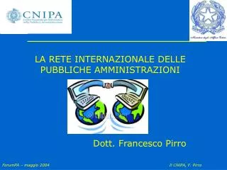 la rete internazionale delle pubbliche amministrazioni